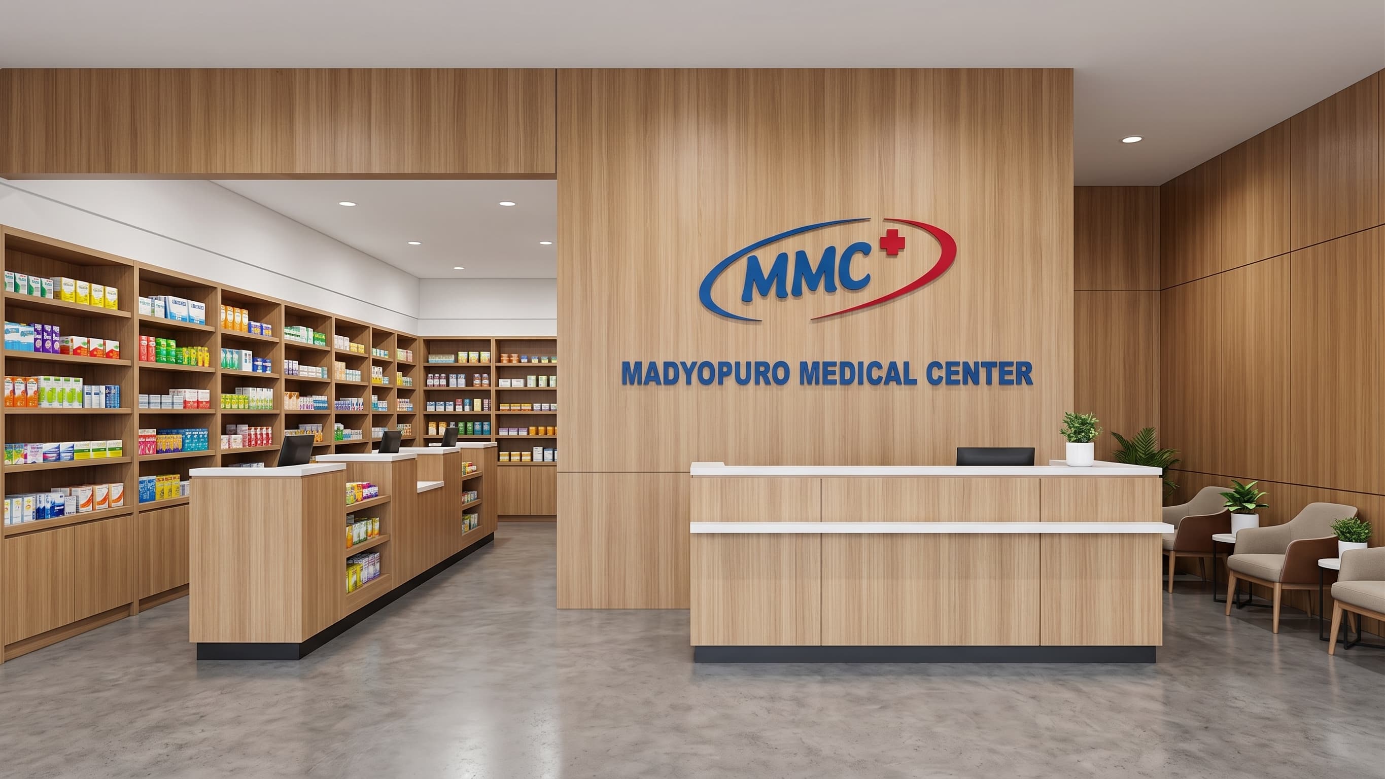 Suasana Pelayanan Medis Apotek dan Klinik Pratama MMC